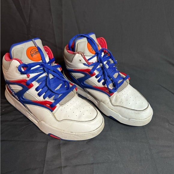 Reebok Kids Sneakers in White, Blue, and Red - Picture 7 of 14